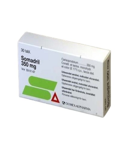 Somadril 350 mg | Carisoprodol | Treat Muslce Pain
