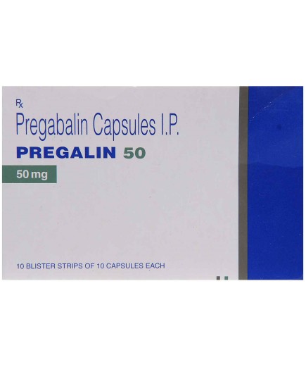 Pregalin 50 mg Capsule: (Pregabalin)