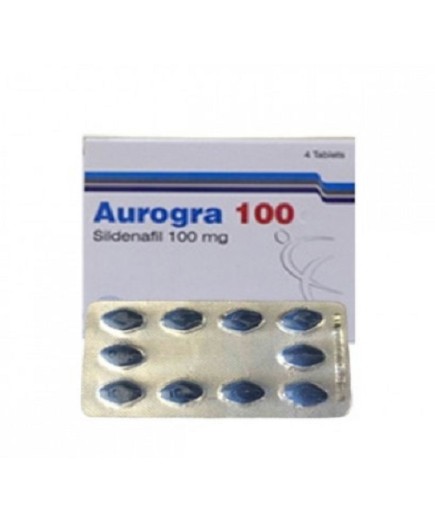 Aurogra 100 mg (Sildenafil) 