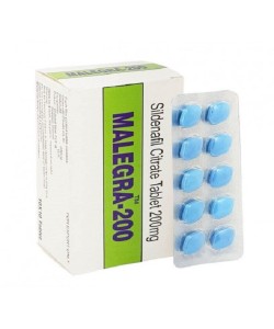 Malegra 200 mg | Sildenafil Blue Pill | Treat ED & PAH